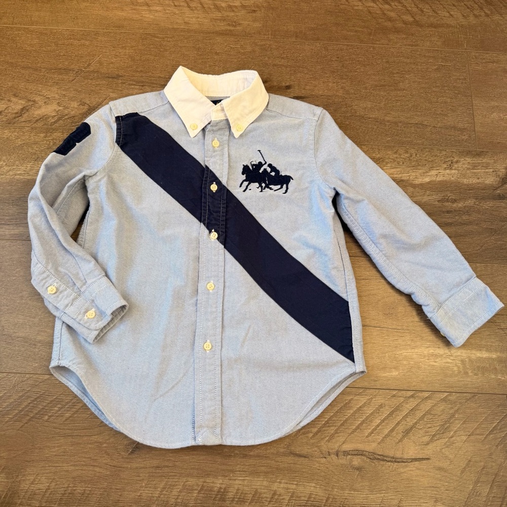 Polo Ralph Lauren Big Pony Banner Oxford Shirt Long-Sleeve